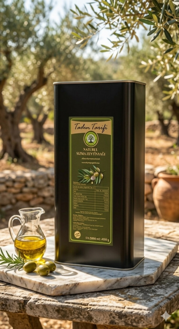 5 Litre Soğuk Sıkım  Natürel Sızma Zeytinyağı (Sölöz)