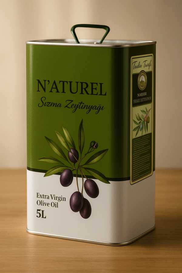 Soğuk Sıkım Natürel Sızma Zeytinyağı (Mudanya) 5 LT
