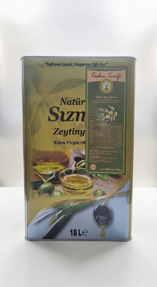 Natürel Sızma Soğuk Sıkım Zeytinyağı18 litre