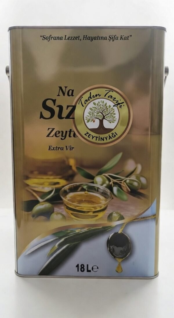 Natürel Sızma Soğuk Sıkım Zeytinyağı (4*18) litre