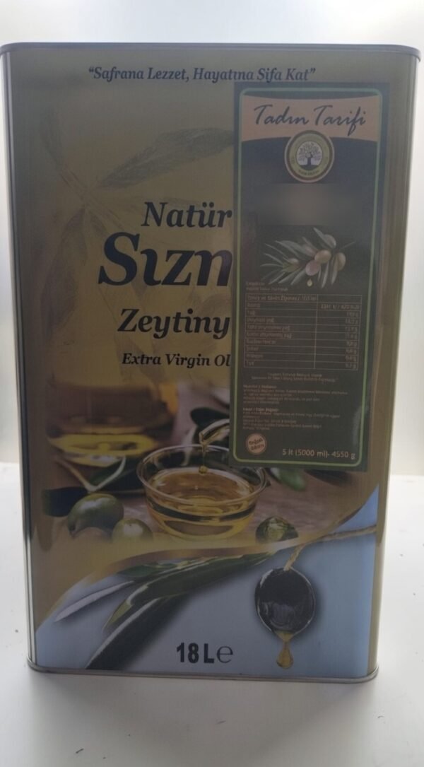 Natürel Sızma Soğuk Sıkım Zeytinyağı18 litre